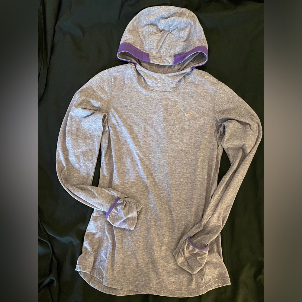 Nike Running Brand Lavender lightweight hoodie Medium